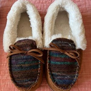Furry slippers